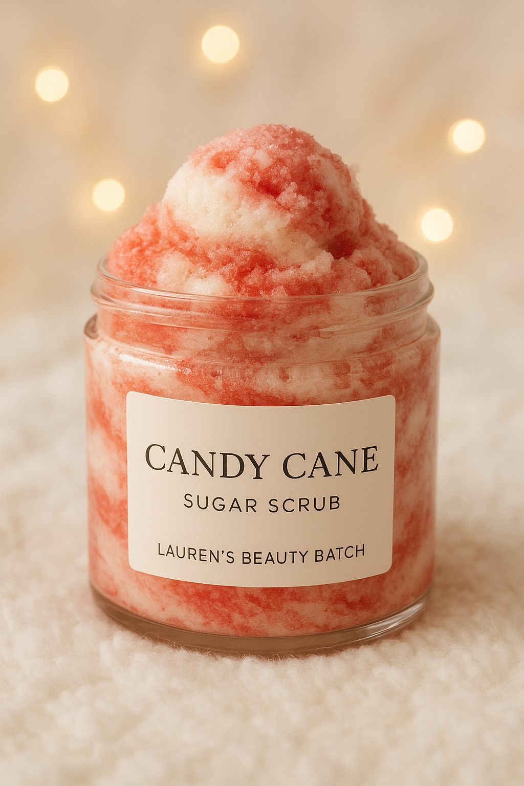 Candy Cane Sugar Scrub
